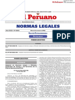 Asignan en Diversos Cargos A Oficiales Generales de Armas y de Servicios de La Policía Nacional Del Perú