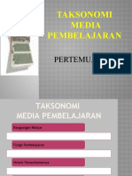 Taksonomi Media Pembelajaran