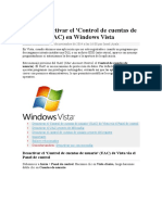 Cómo Desactivar El 'Control de Cuentas de Usuario' (UAC) en Windows Vista
