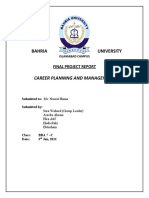 Bahria University: Career Planning and Management