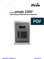 Datamate 2200: Operating & Maintenance Manual