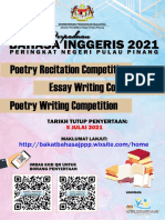 Poetry Writing - Karnival Perpaduan Bahasa Inggeris 2021