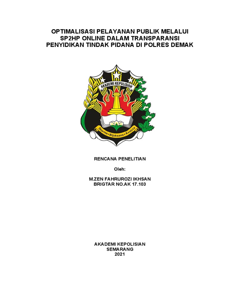 SP2HP Online untuk Transparansi Polri | PDF | Ilmu Sosial