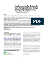 An Optimisation Framework For Designs For Additive Manufacturing Combining Design Manufacturing and PostprocessingRapid Prototyping Journal