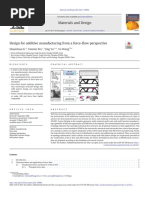 Design For Additive Manufacturing From A Force-Flow Perspective