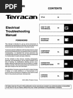 Terracan Electrical Troubelshooting Manual