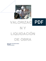 Separata de Valorización Liquidación