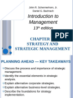 Introduction To Management: Strategy and Strategic Management
