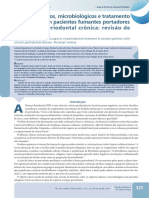 Aspectos Clínicos, Microbiológicos e Tratamento Periodontal em Pacientes Fumantes Portadores de Doença Periodontal Crônica: Revisão de Literatura