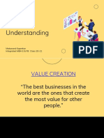 Understanding Business Value Creation