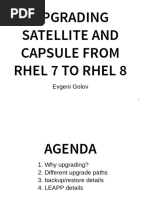 Upgrading Satellite and Capsule From RHEL 7 To RHEL 8 - HackMD