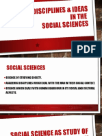 Disciplines & Ideas in The Social Sciences