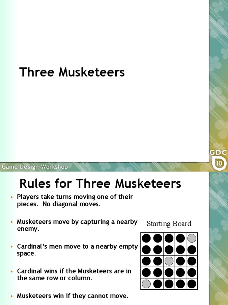 Three Musketeers | PDF