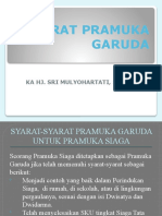 Syarat Pramuka Garuda