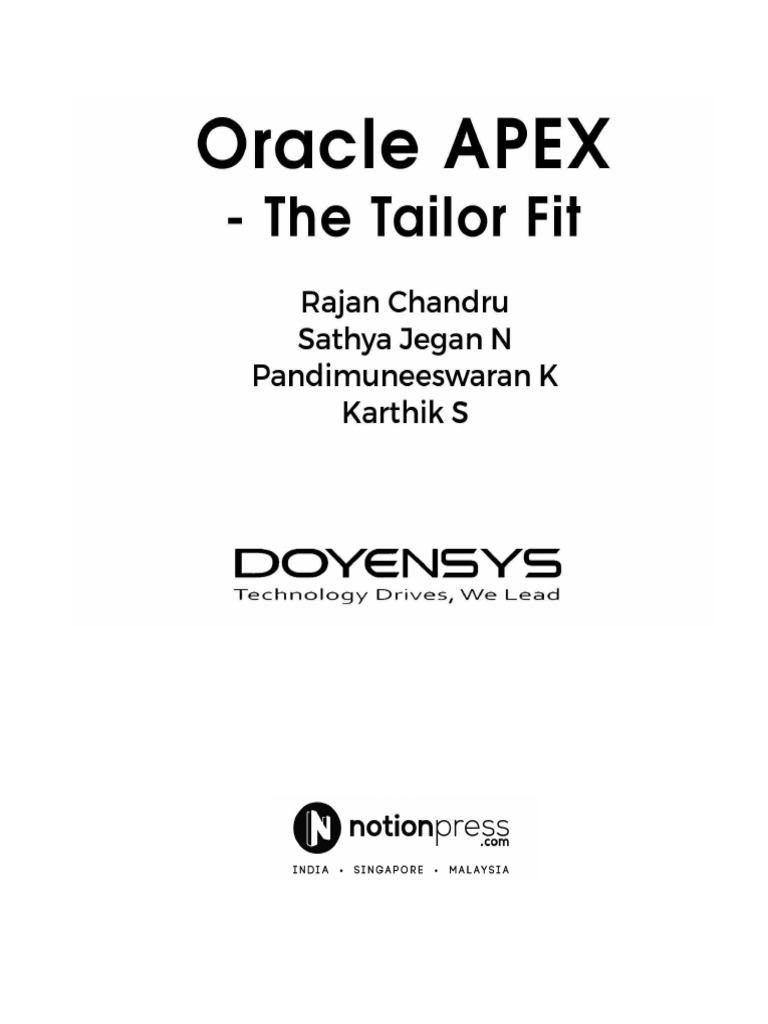 OracleAPEX Interior | PDF | Databases | Web Application
