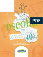 Brochure Temporada Escolar 2022