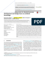 Method For Identifying Errors in Chemical Process Development and Design Base On Accidents Knowledge