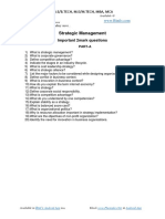 Strategic Management: SSLC, Hse, Diploma, B.E/B.Tech, M.E/M.Tech, Mba, Mca
