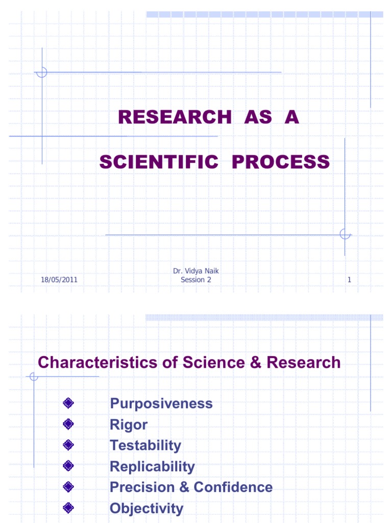 Research As A Scientific Process 2 | PDF | Scientific Method | Theory