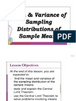 MODULE 1.5 - Mean and Variance of Sampling Distributions of Sample Means