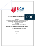 Analisis de La Sentencia Procesal Civil I