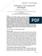 COVID-19 Pandemic and Violation of Child Rights