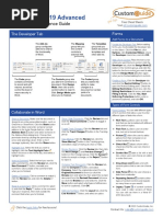 Word 2019 Advanced: Quick Reference Guide