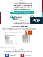 MS Word Tamil