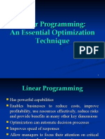 Linear Programming: An Essential Optimization Technique
