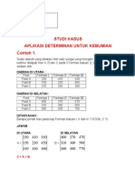 Aplikasi Determinan Matriks Untuk Kebumian