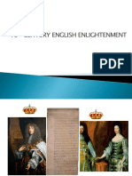 18th CENTURY ENGLISH ENLIGHTENMENT