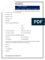 TRẮC NGIỆM DẪN XUẤT HALOGEN ANCOL PHENOL CƠ BẢN 2