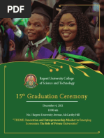 Regent Graduation Brochure 2021 