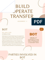 Build Operate Transfer (Bot)