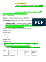 Unstructured Questions - These Are Open-Ended Questions That Respondents Answer in Their Own Words. They