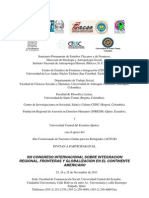 Convocatoria Xiii Congreso Spechf Quito Nov - 2011