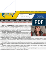 10-05-11 Si Habra Periodo Extraordinario Asegura La Diputada Federal Paula Hernandez Olmos