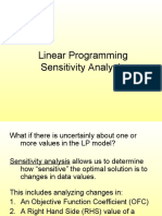4 Sensitivity Analysis