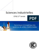 DYN Cours - Dynamique Et Énergétique Des Systèmes de Solides Indéformables - Corrigé