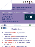 Constantin Bodolea Anestezia Pentru Proceduri Endoscopice