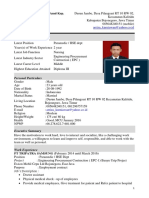 Resume Summary: Arriza - Kurniawan@yahoo - Co.id