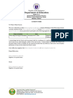 Consent Form For School Activity