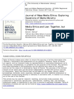 Journal of Mass Media Ethics: Exploring Questions of Media Morality