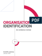 Organisational Identification Scientific Summary Tcm18 89564