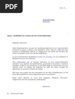 Lettre De Motivation Banque Credit Du Maroc