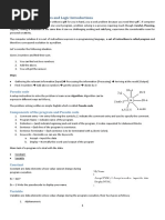 Programming Techniques and Logic Introductions