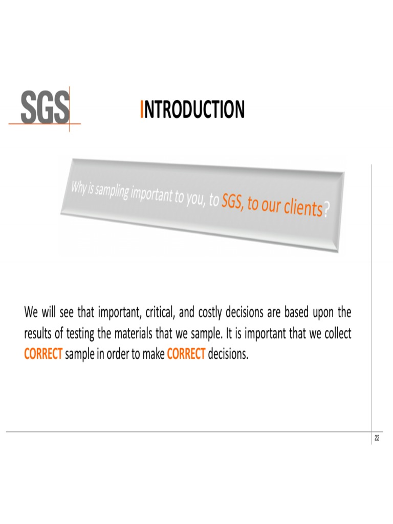 Sgs Coal Testing