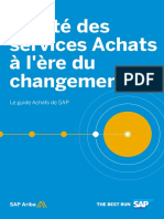 Le Guide Achats de Sap Agilite Des Services Achats a Lere Du Changement