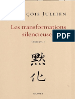 Les Transformations Silencieuse - Francois Jullien