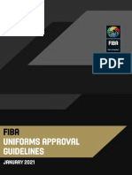 FIBA Uniforms Approval Guidelines January 2021